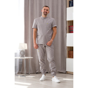 Костюм медицинский хирургический мужской М-149-20 тиси (р-ры: 46-56) серый