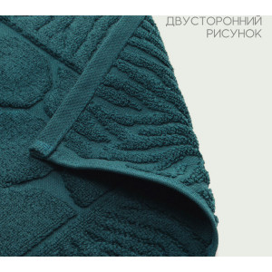 Полотенце махровое для ног 049299 зеленый