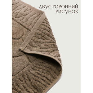 Полотенце махровое для ног 049299 коричневый