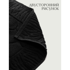 Полотенце махровое для ног 049299 черный