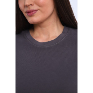 Костюм двойка женский КШЖ0023 кулирка (р-ры: XXL-7XL) серый