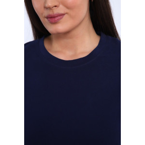 Костюм двойка женский КШЖ0023 кулирка (р-ры: XXL-7XL) синий