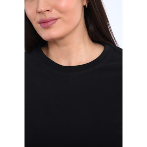 Костюм двойка женский КШЖ0023 кулирка (р-ры: XXL-7XL) черный