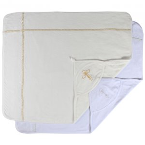 Крестильное полотенце махра 0149 бежевый