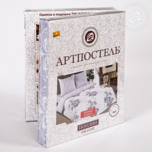 Постельное белье поплин на резинке "Лунная соната" (последний размер) 2.0-сп.