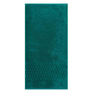 Полотенце махровое "Flusso verde" изумрудный (последний размер) 70х140