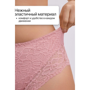 Трусы женские 803 OIRO хлопок стрейч (р-ры: 46-62) кофе, фиолетовый, розовый - упаковка 3 шт. 