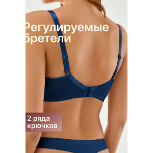 Бюстгалтер женский 71211 OIRO кружево синий