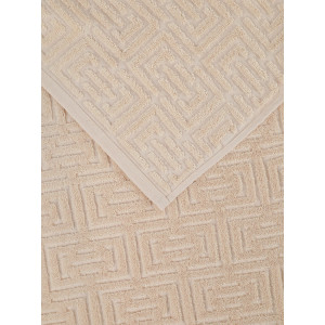 Полотенце махровое As-Comfort "Geometric" бежевый