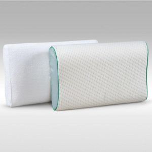 Ортопедическая подушка "Memory foam" эргономичная - трикотаж+сетка (последний размер) 67x47x12.5