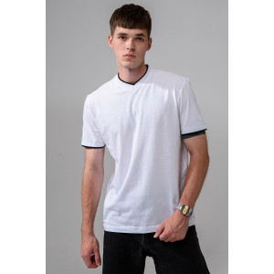 Футболка мужская №14490 кулирка (р-ры: 48-58) белый