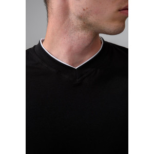 Футболка мужская №14490 кулирка (р-ры: 48-58) черный