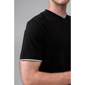 Футболка мужская №14490 кулирка (р-ры: 48-58) черный