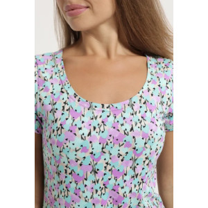 Платье женское "Симона 3" 1310-4 трикотаж (р-ры: 46-56) сердца