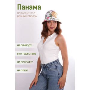 Панама женская хлопок с полиэстером №GL413