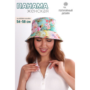 Панама женская хлопок с полиэстером №GL411