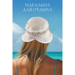 Шляпа женская лен №423
