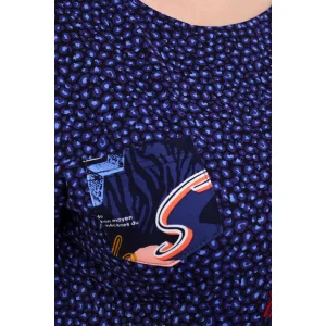 Костюм двойка женский №24252 кулирка (р-ры: 48-60) синий