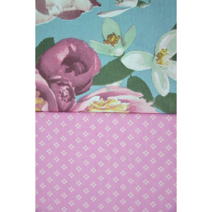 Постельное белье "Эко" бязь "Аликанте" розовый