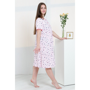 Сорочка женская №42289 кулирка (р-ры: 54-64) розовый
