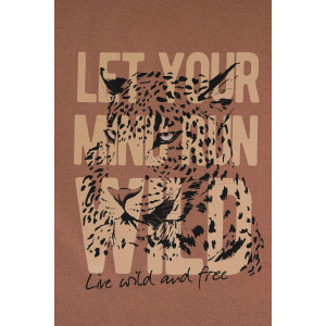 Туника женская "Emotion Day Leo" кулирка (р-ры: 46-60) какао