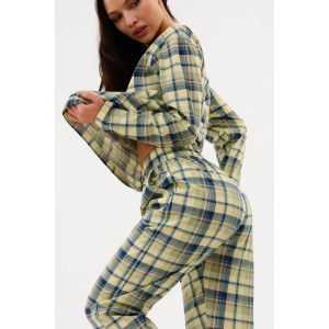 Костюм двойка женский №21598 кулирка (р-ры: 46-56) оливковый