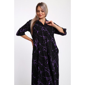 Платье женское №83803 кулирка (р-ры: 48-64) фиолетовый