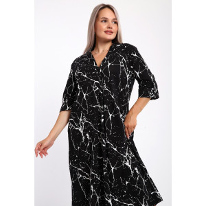 Платье женское №83803 кулирка (р-ры: 48-64) черный