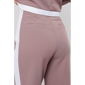 Костюм двойка женский №43079 поливискоза (р-ры: 44-54) коричневый