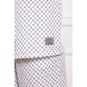 Костюм двойка женский №1067 кулирка (р-ры: 46-54) белый