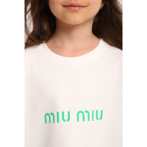 Костюм двойка детский МЛШ "Miu-Miu" футер 2-х нитка пенье (р-ры: 122-152) зеленый
