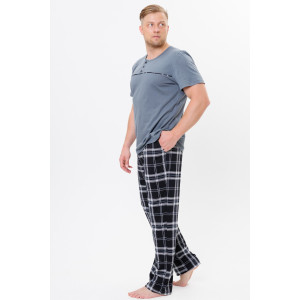 Костюм двойка мужской №2192/1 трикотаж (р-ры: 50-60) графитовый