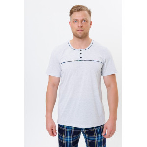 Костюм двойка мужской №2192 трикотаж (р-ры: 50-60) серый