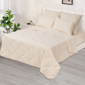 Одеяло стеганое "Comfort Collection" облегченное сливки
