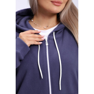 Костюм двойка женский 299 флис (р-ры: 48-58) синий