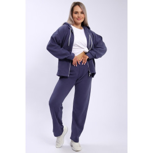Костюм двойка женский 299 флис (р-ры: 48-58) синий