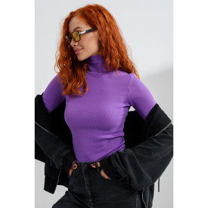 Водолазка женская №14439/6 кашкорсе (р-ры: 42-56) лиловый Водолазка женская №14439/6 кашкорсе (р-ры: 42-56) лиловый