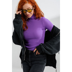 Водолазка женская №14439/6 кашкорсе (р-ры: 42-56) лиловый Водолазка женская №14439/6 кашкорсе (р-ры: 42-56) лиловый