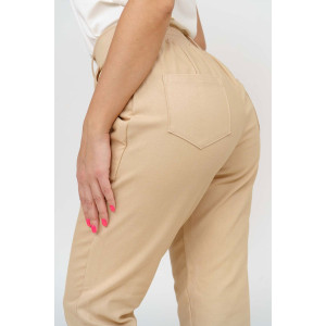 Джинсы женские 1533 джинс (р-ры: 44-56) бежевый Джинсы женские 1533 джинс (р-ры: 44-56) бежевый