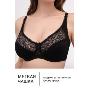 Бюстгальтер женский OIRO кружево 2808 OLIVIA черный