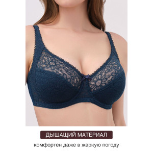 Бюстгальтер женский OIRO кружево 2808 OLIVIA изумрудный