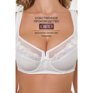 Бюстгальтер женский OIRO кружево 2801 MARIA белый