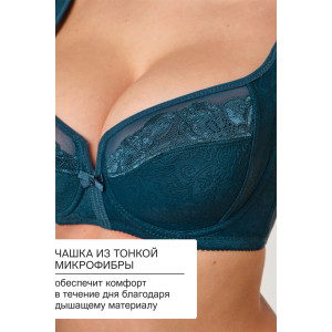 Бюстгальтер женский OIRO кружево 2801 MARIA изумруд