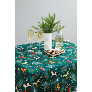 Скатерть рогожка "Лошадки" Скатерть рогожка "Лошадки"