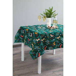 Скатерть рогожка "Лошадки" Скатерть рогожка "Лошадки"