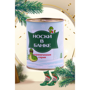 Носки мужские GL1702 "Змейки" - 1 пара в банке (последний размер) 41-46
