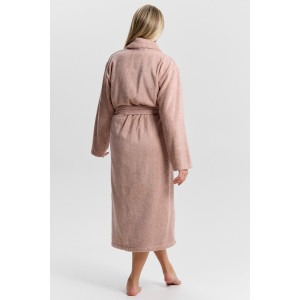 Халат женский "Комфорт-3" махра (р-ры: 46-56) пудровый