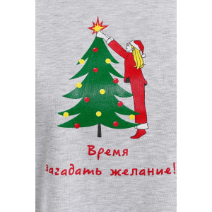 Костюм двойка женский "Праздник-4.2" кулирка (р-ры: 44-54) кармеланж
