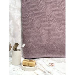 Полотенце махровое "Оскар" 07-157 темно-фиолетовый Полотенце махровое "Оскар" 07-157 темно-фиолетовый