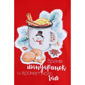 Костюм двойка женский "Забава-2" кулирка (р-ры: 44-54) красный